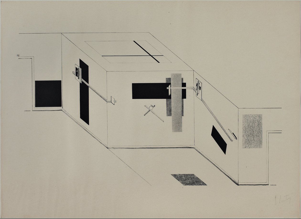 Kestnermappe Proun, Rob. Levnis en Chapman GmbH Hannover -6 door Eliezer Markowich Lissitzky