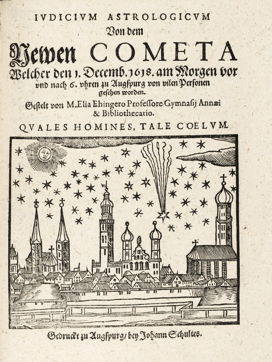 Een nieuwe Komeet gezien vanuit Augsburg, Duitsland op 1 december door Elias Ehinger