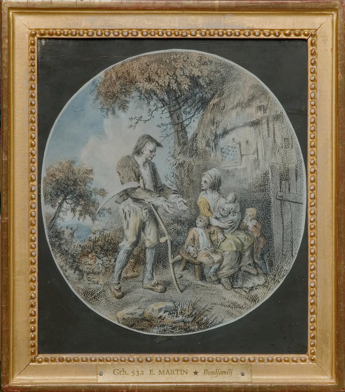 Bauernfamilie door Elias Martin