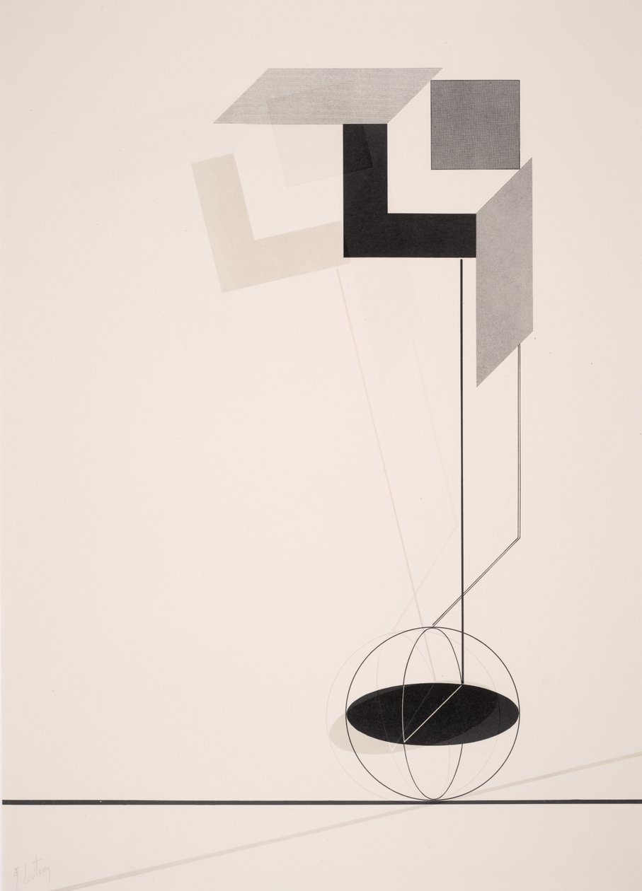Zonder titel, 1923 door Eliezer Markowich Lissitzky