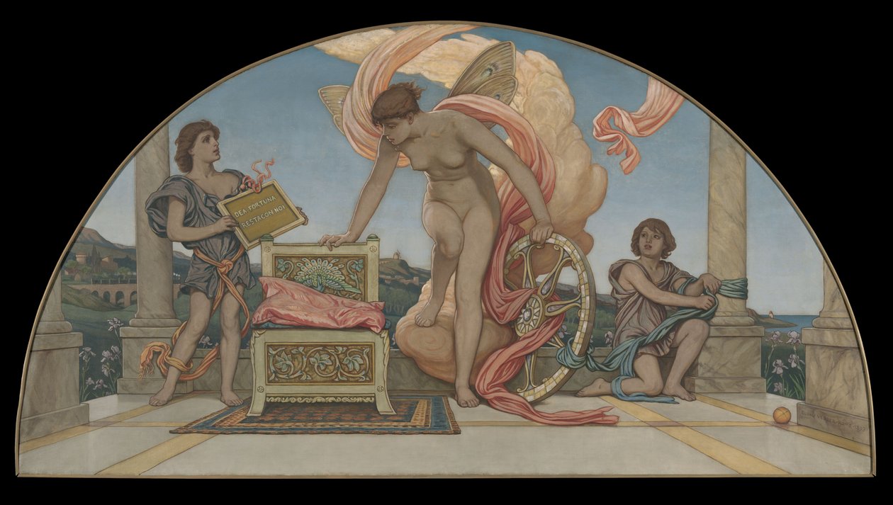 Godin van het geluk, blijf bij ons door Elihu Vedder