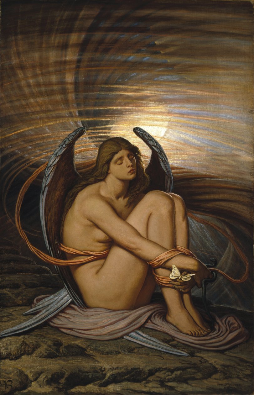 Geknechte ziel door Elihu Vedder