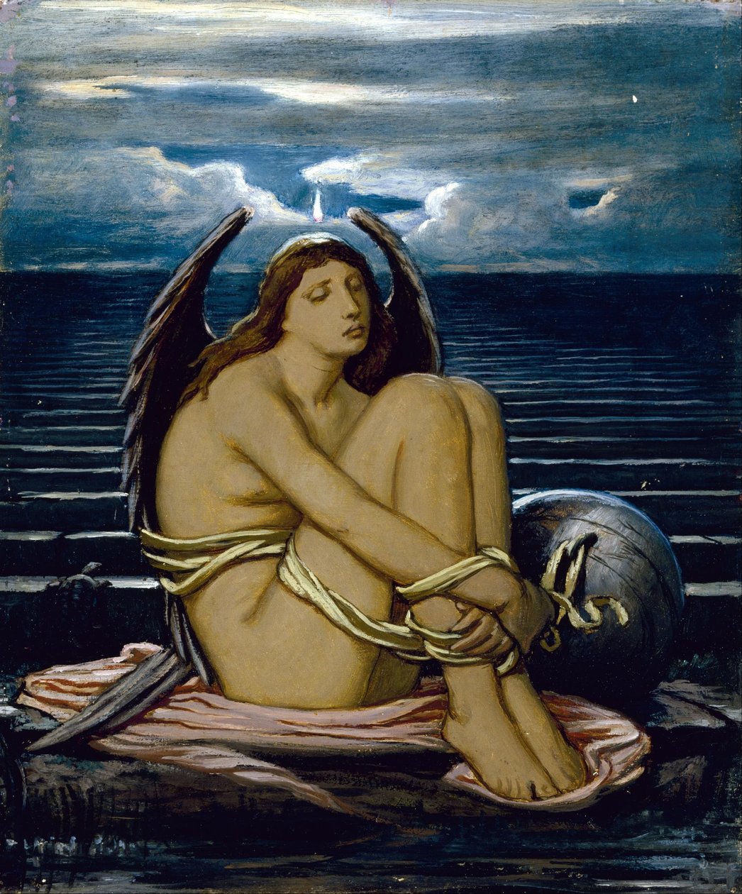 Ziel in gevangenschap door Elihu Vedder