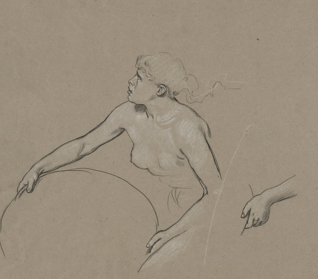 Studies voor Figuur van de Lente door Elihu Vedder