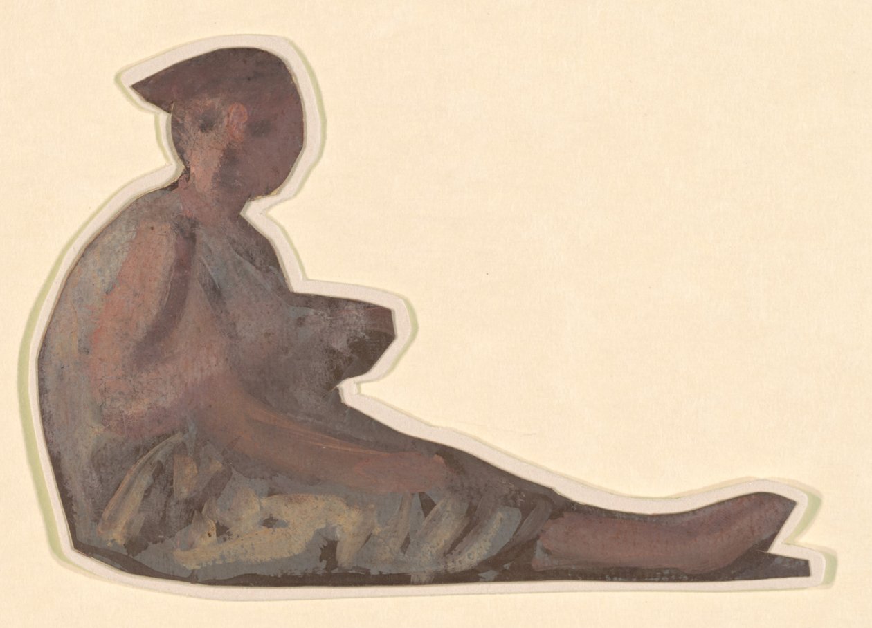 Studie voor Griekse meisjes die baden, c. 1872 door Elihu Vedder