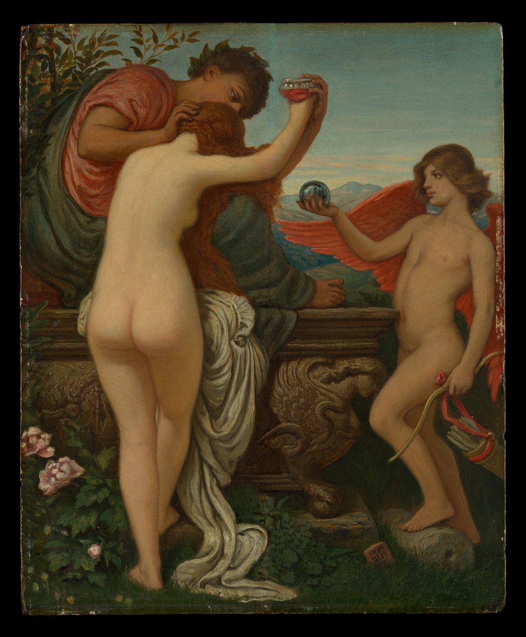 De beker van de liefde door Elihu Vedder