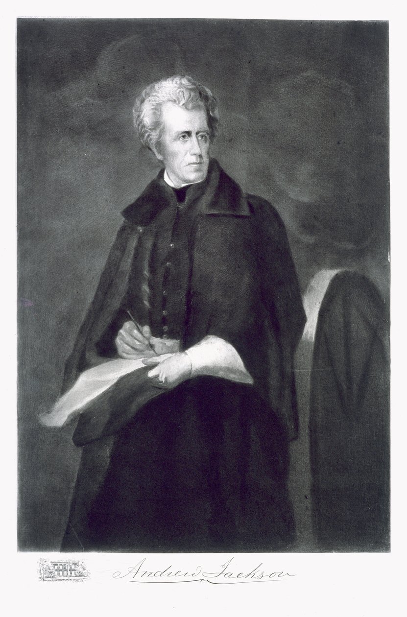 Andrew Jackson, 7e president van de Verenigde Staten van Amerika, uitgegeven 1901 door Eliphalet Frazer Andrews