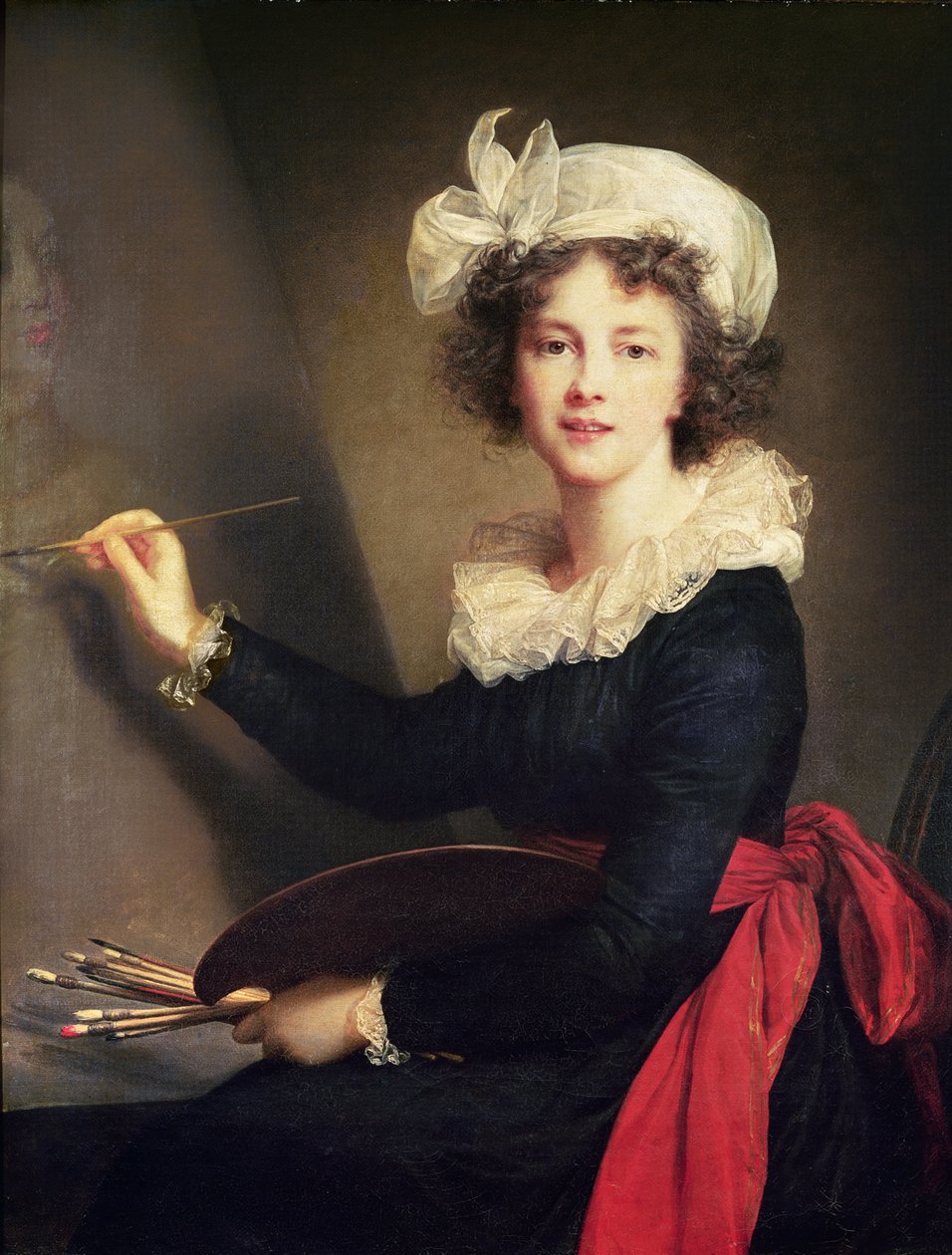 Zelfportret, 1790 door Elisabeth Louise Vigee Lebrun