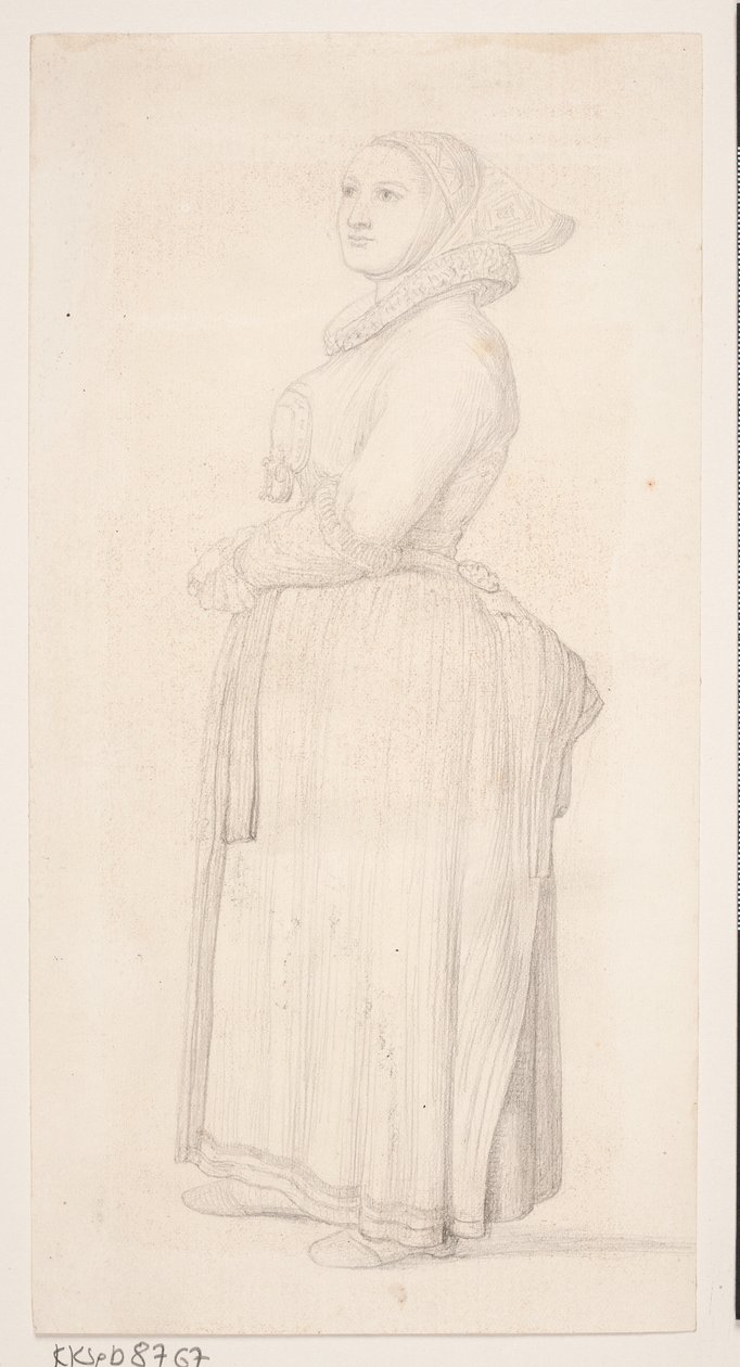 Amagermeisje door Elisabeth Jerichau Baumann