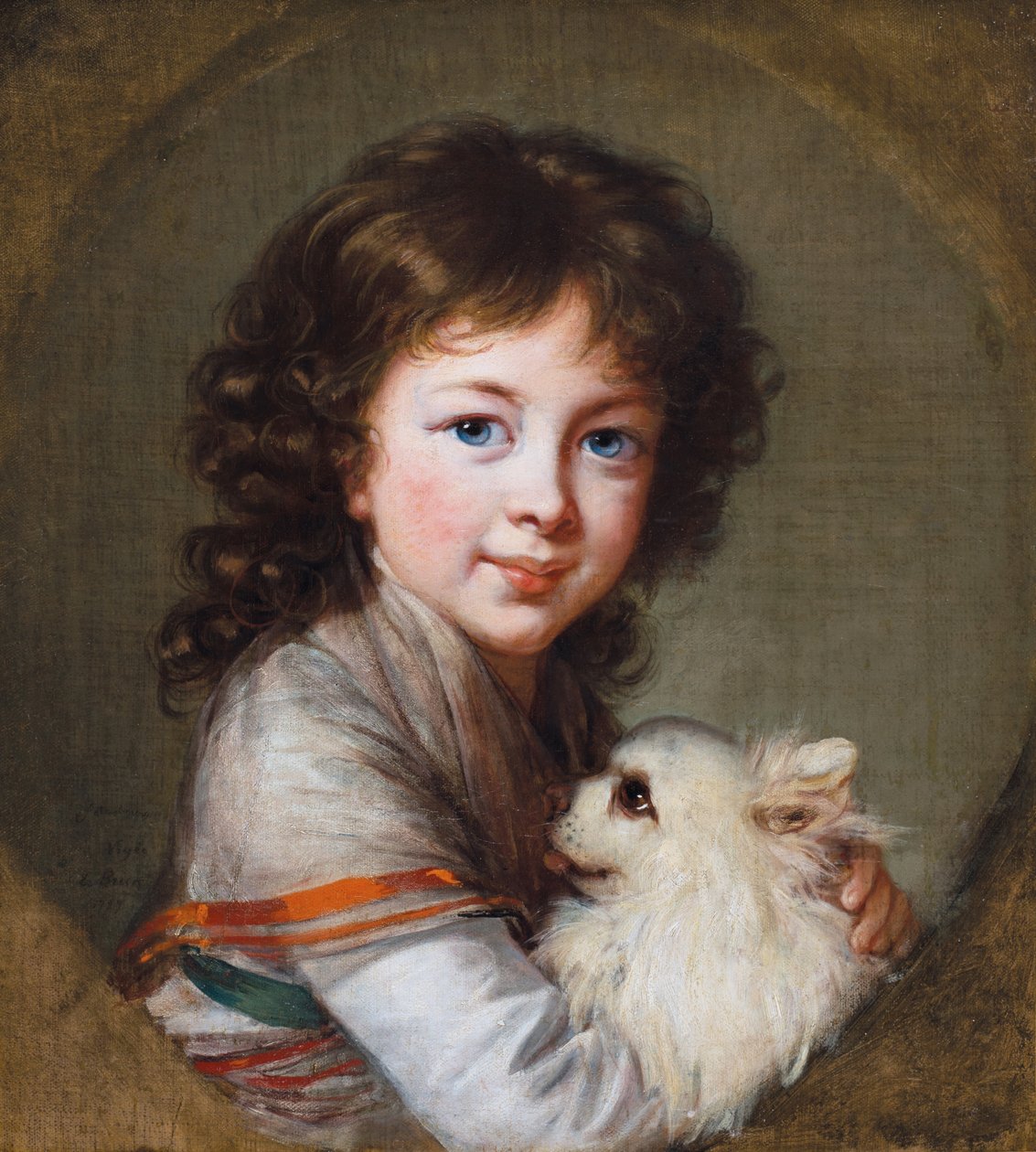 Portret van Elisabeth Isabella Mniszech door Élisabeth Louise Vigée Le Brun