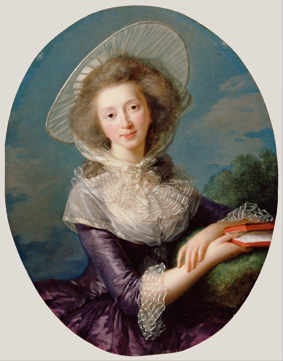 Portret van Vicomtesse de Vaudreuil door Élisabeth Louise Vigée Le Brun