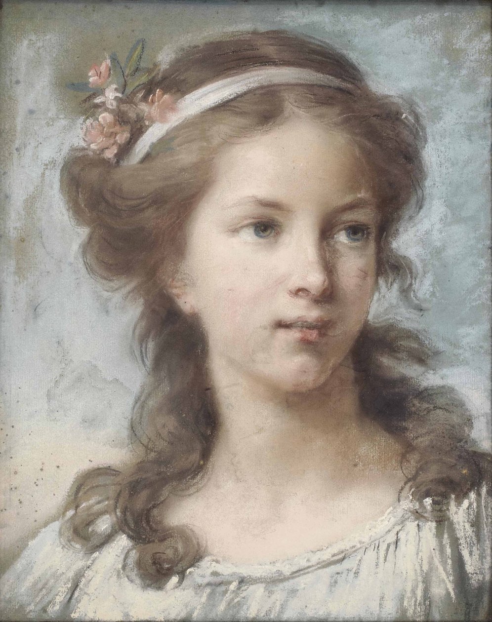 Portret van een jong meisje door Élisabeth Louise Vigée Le Brun