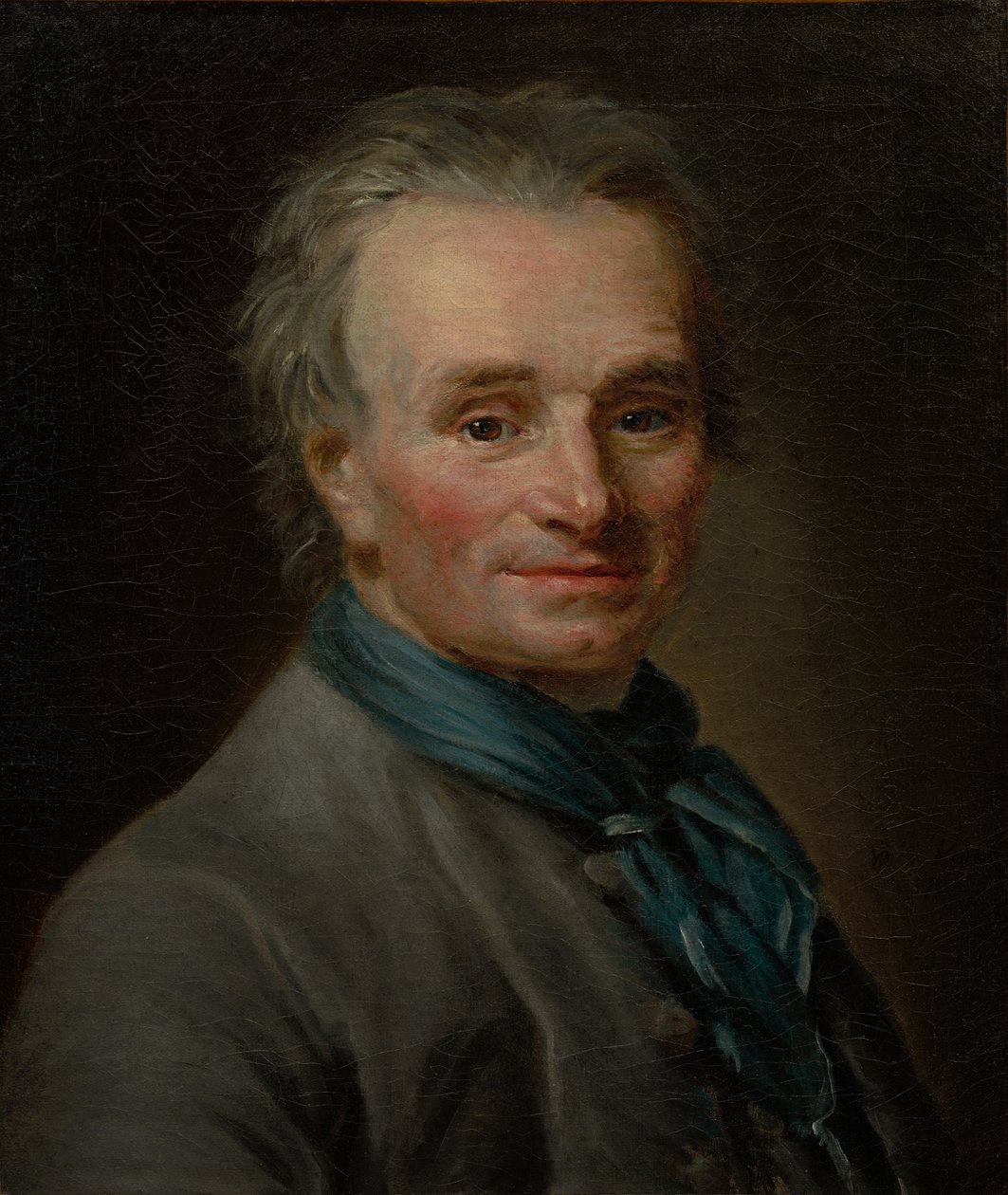 Portret van Jean-Baptiste Lemoyne de Jongere door Elisabeth Louise Vigee-Lebrun