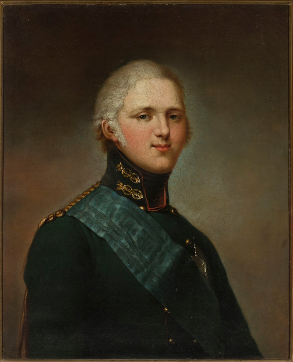 Portret van tsaar Alexander I door Elisabeth Louise Vigee-Lebrun