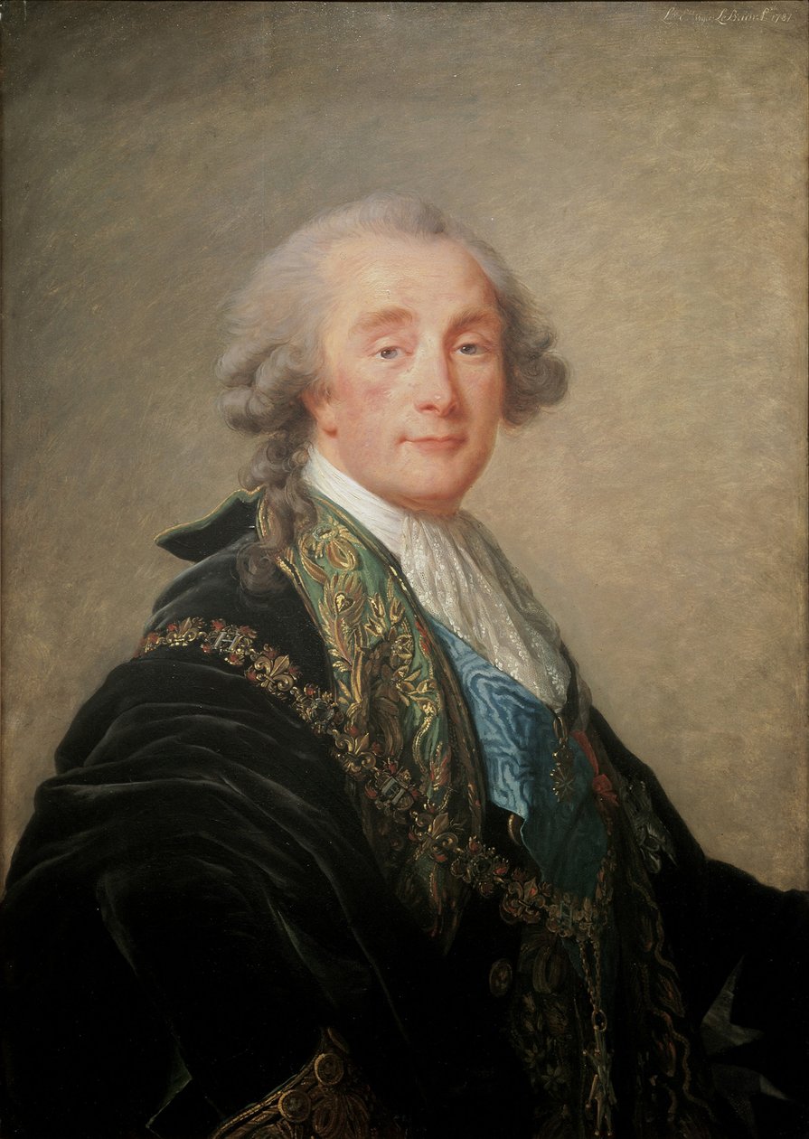 Alexandre Charles Emmanuel de Crussol-Florensac door Elisabeth Louise Vigee Lebrun