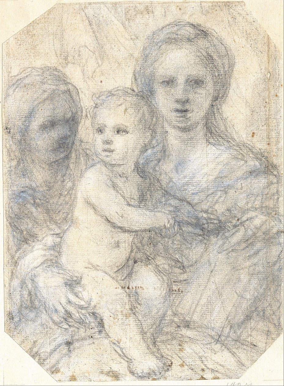 Madonna met kind door Elisabetta Sirani