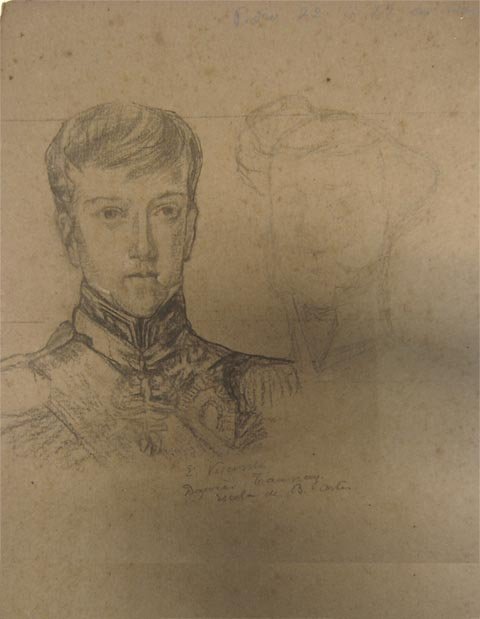 Pedro II van Brazilië, 9 jaar oud door Eliseu Visconti