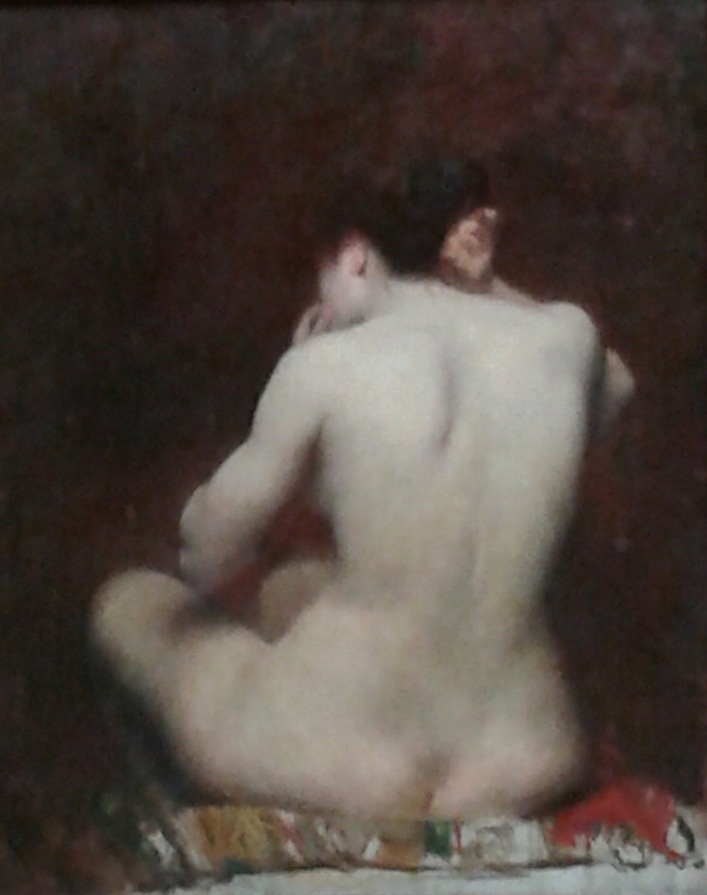 Rug van een vrouw door Eliseu Visconti