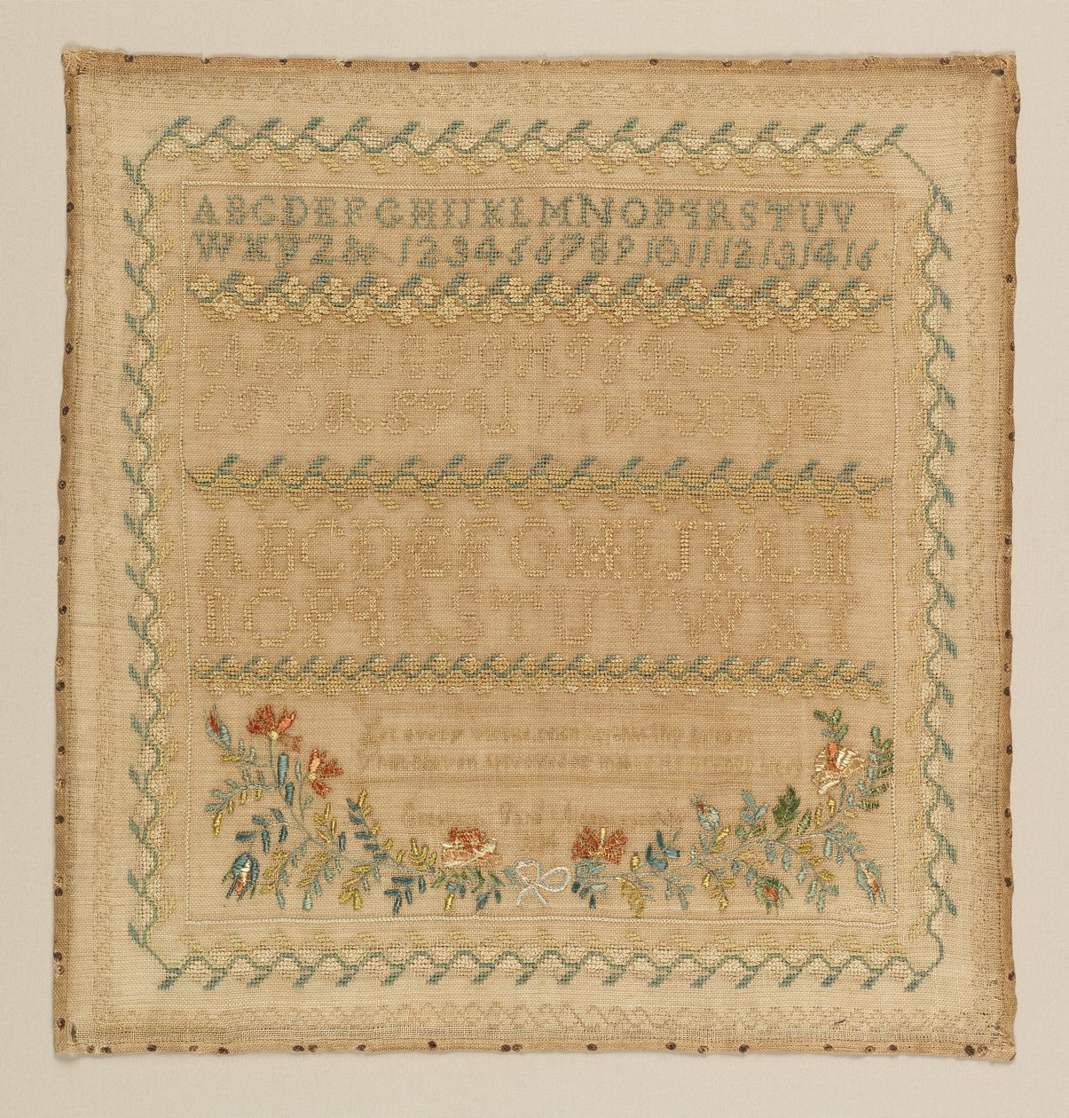 Sampler door Elizabeth Jane Alden