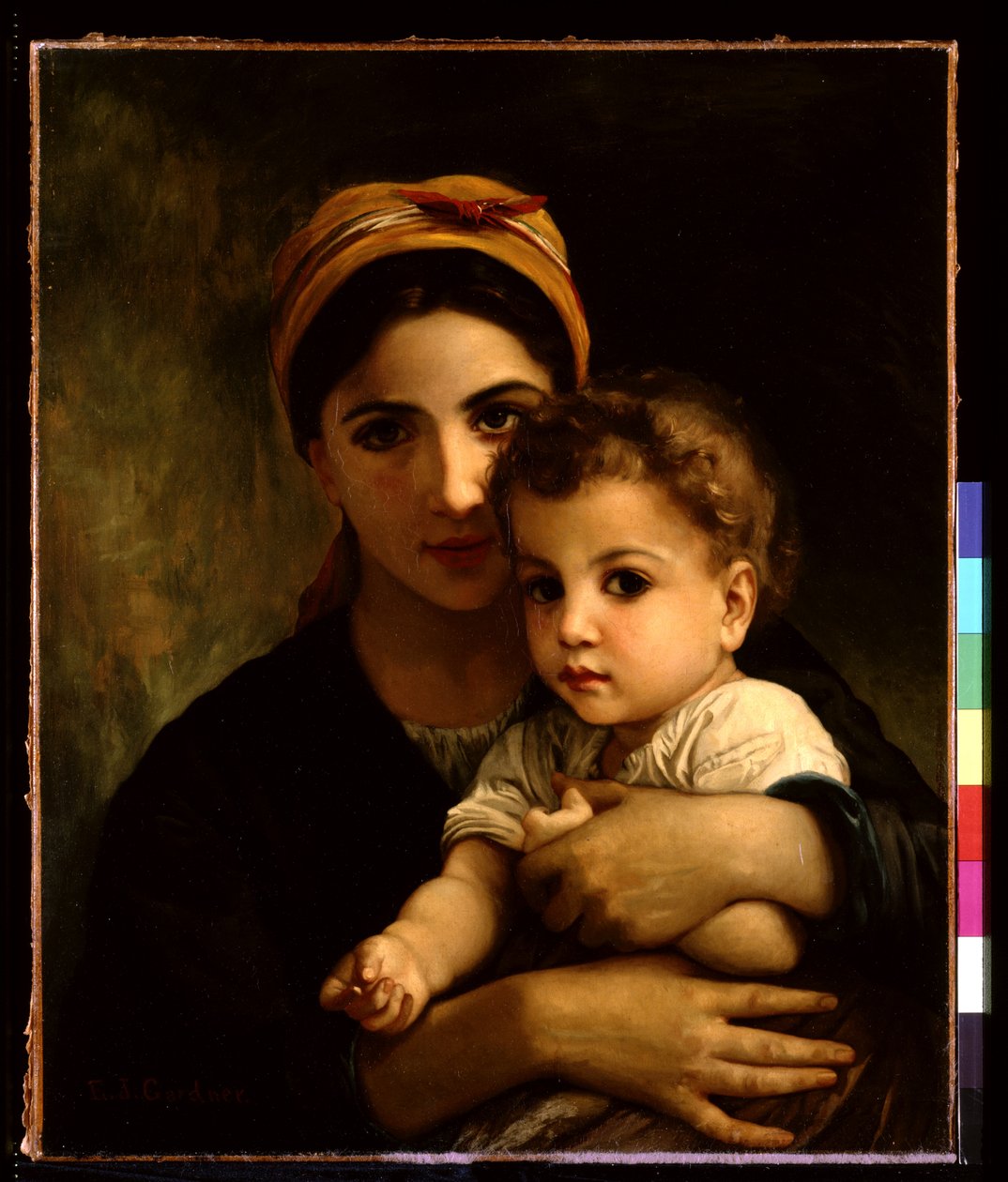 Jong Meisje Met Kind door Elizabeth Jane Gardner Bouguereau