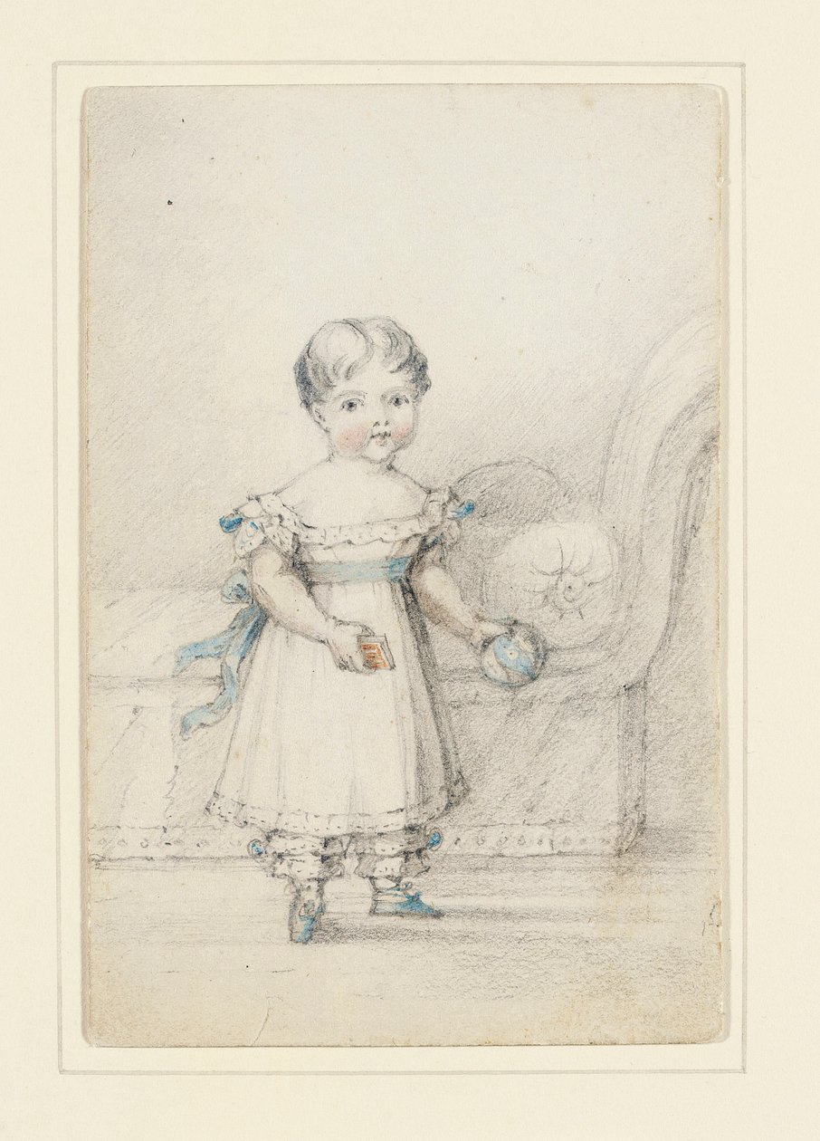 Prinses Victoria met een bal, 1822 door Elizabeth Keith Heathcote
