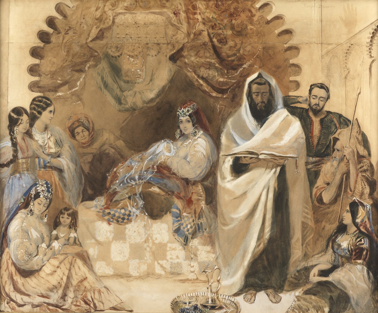 Een Brit Milah in Tanger, 1838 door Elizabeth Murray