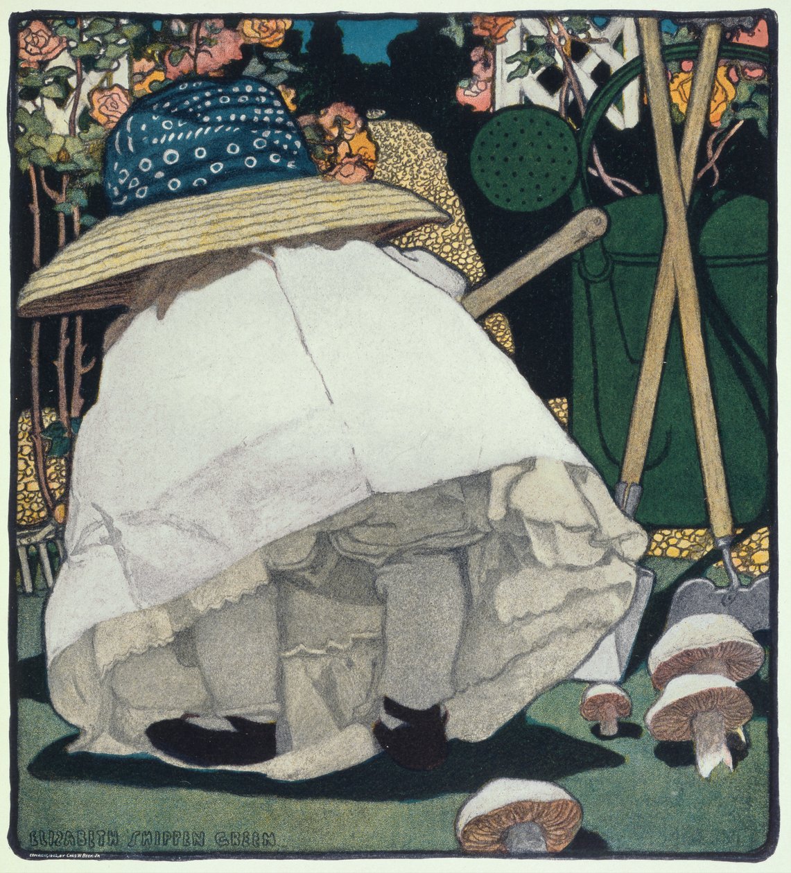 De kleine tuinman door Elizabeth Shippen Green