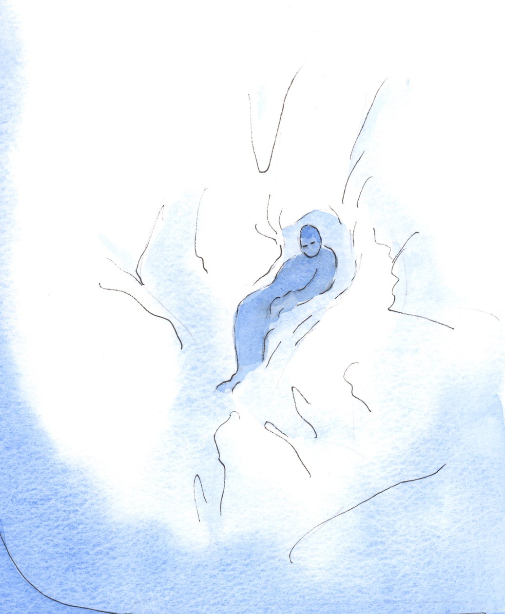 Zoals een kind rust na het spelen in een sneeuwveld, zo kan ik rusten in God, gewiegd in Zijn Goddelijkheid, wanneer ik me in vertrouwen tot Hem wend door Elizabeth Wang