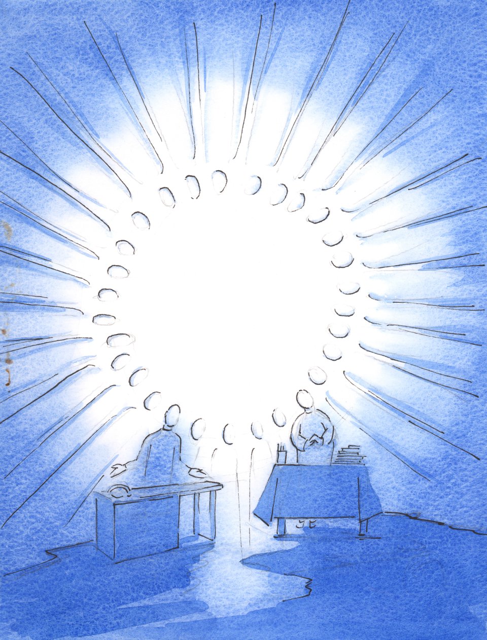 Christus verenigt zijn vrienden op aarde in de 