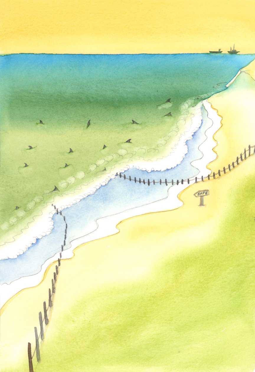 Als we iemand naar gevaar leiden, zijn we verantwoordelijk voor hun verwondingen, of het nu op een strand is, door het publiceren van slechte boeken, of in welk gebied van het leven dan ook door Elizabeth Wang