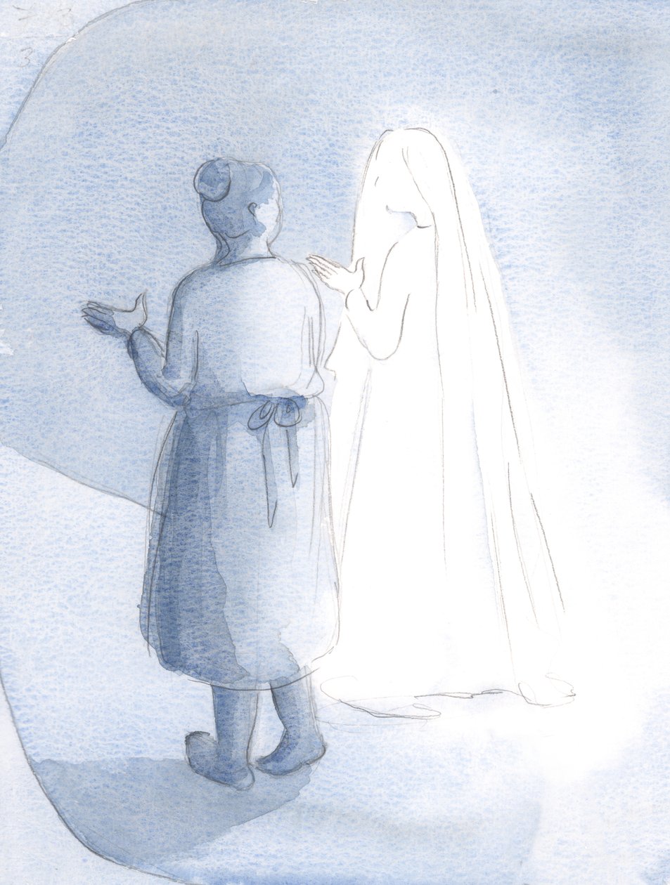 Het leek alsof wij twee vrouwen zij aan zij liepen, terwijl ik anderen aan Haar zorg toevertrouwde door Elizabeth Wang