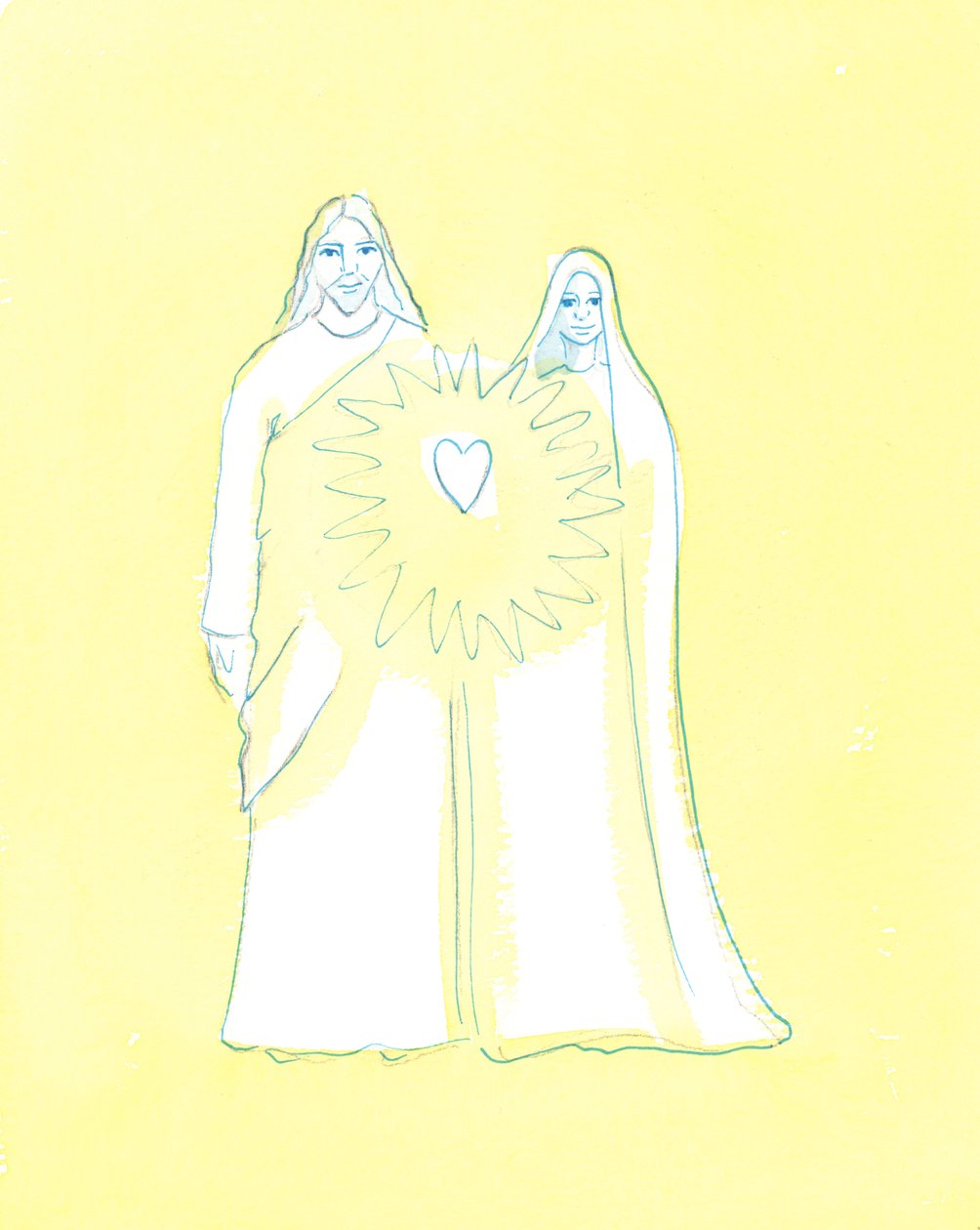 Onze Lieve Vrouw deelde Christus