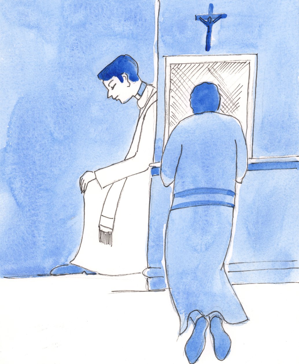 Priesters moeten zijn zoals Christus, die mensen uitnodigde om hun zonden te berouwen door Elizabeth Wang