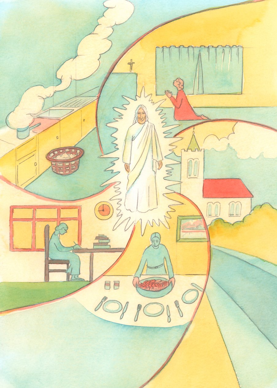 Iemand die Christus in het centrum van zijn leven houdt, heeft Hem als een verenigende factor te midden van de vele personen en gebeurtenissen van dat hele leven door Elizabeth Wang