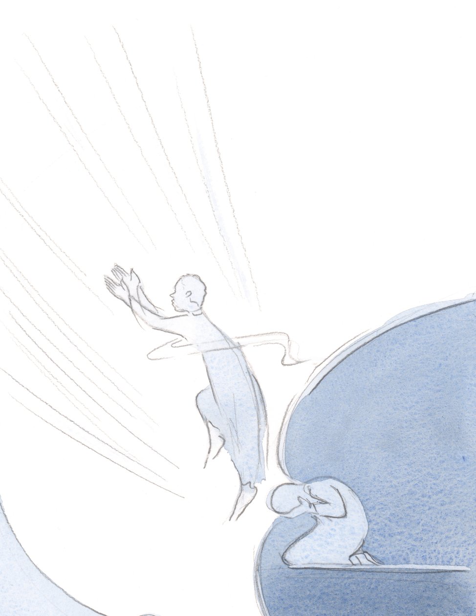 De innerlijke wereld binnen de ziel die we betreden door gebed is groter dan het fysieke universum waarin we tijdelijk zijn opgesloten door Elizabeth Wang