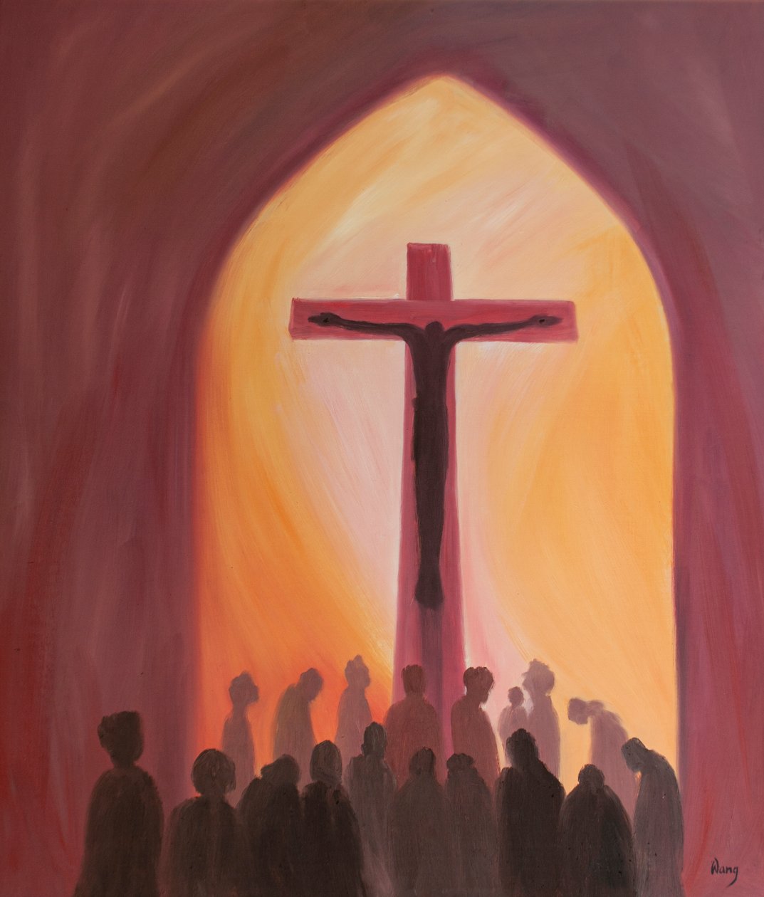 Het offer dat Christus van zichzelf aan de Vader brengt is eeuwig, voor de redding van allen die op Hem vertrouwen door Elizabeth Wang