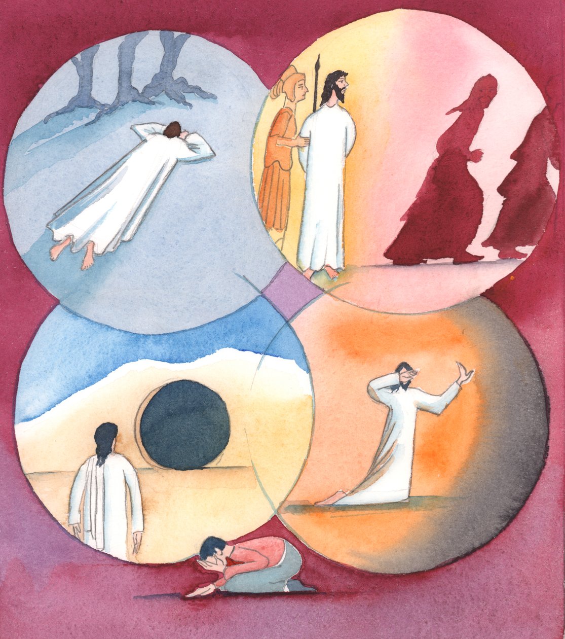We kunnen ons lijden aanbieden in eenheid met Jezus in Zijn Lijden, om Hem te troosten en andere zielen te helpen, 2002 door Elizabeth Wang