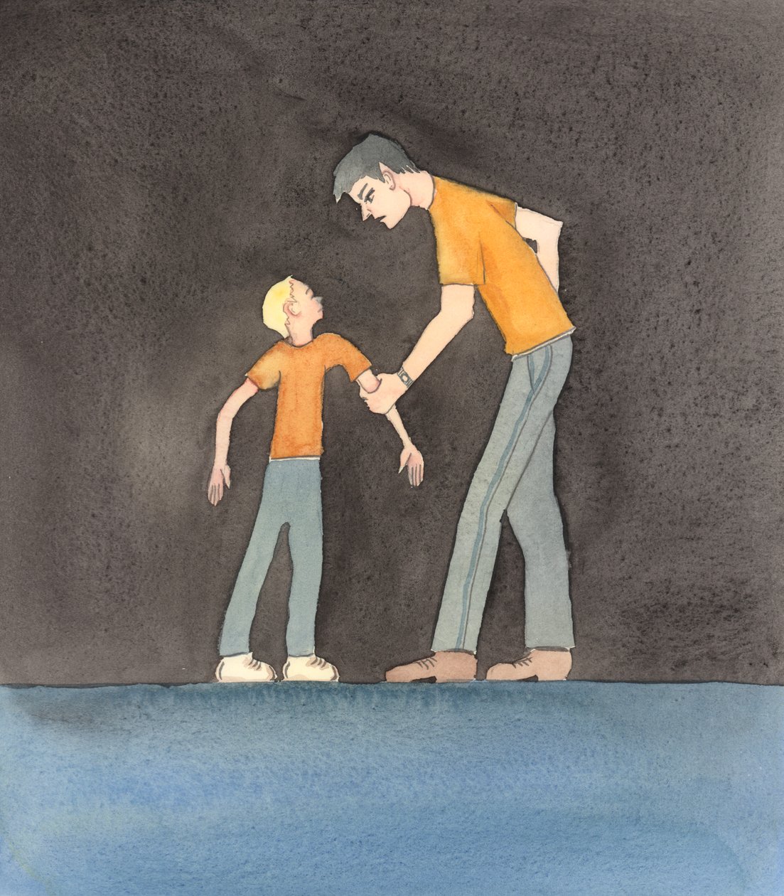 Als een man alleen leeft om zijn eigen lusten te bevredigen en zelfs een kind wreed behandelt, heeft hij een wonder van genade nodig om te veranderen en op een dag klaar te zijn voor de hemel, niet de hel - om te leven tussen de heiligen en engelen, 2005 ( door Elizabeth Wang