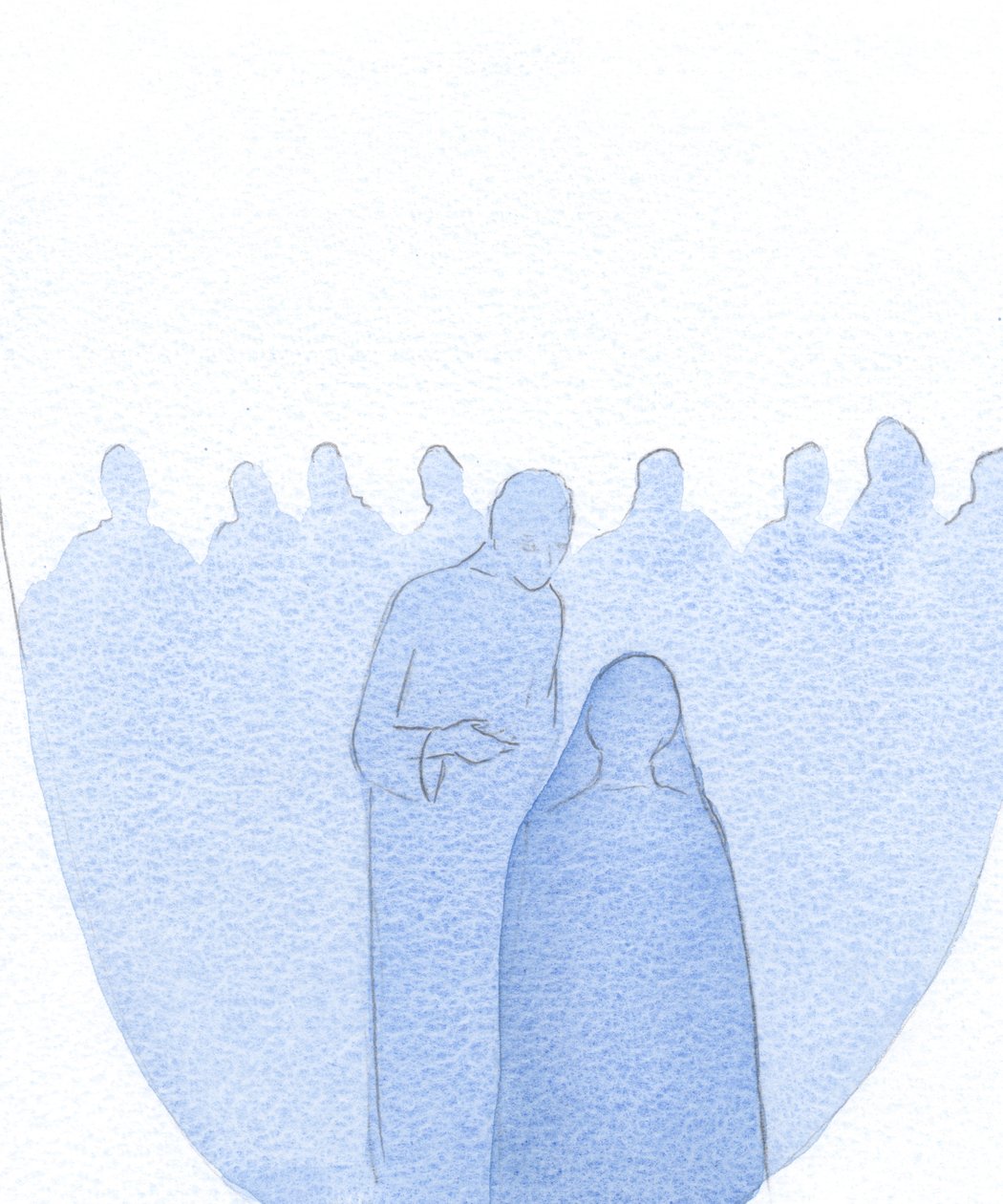 Toen het kind Jezus in de Tempel werd gevonden, leunde Hij naar voren en legde stilletjes uit aan Zijn Heilige Moeder (met oneindige vriendelijkheid) dat Zijn werk al was begonnen door Elizabeth Wang