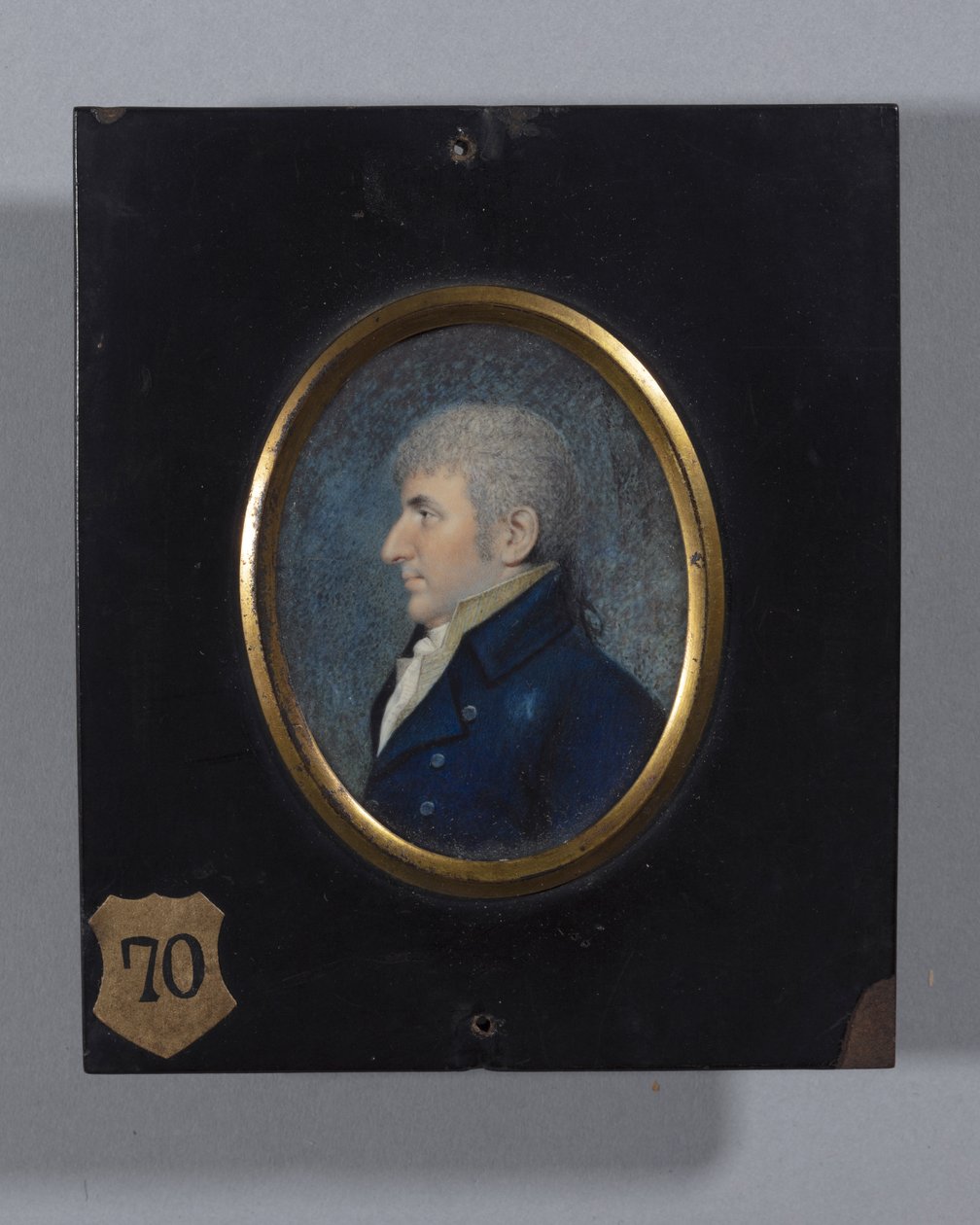 Profielportret van een Onbekende Man door Ellen Sharples