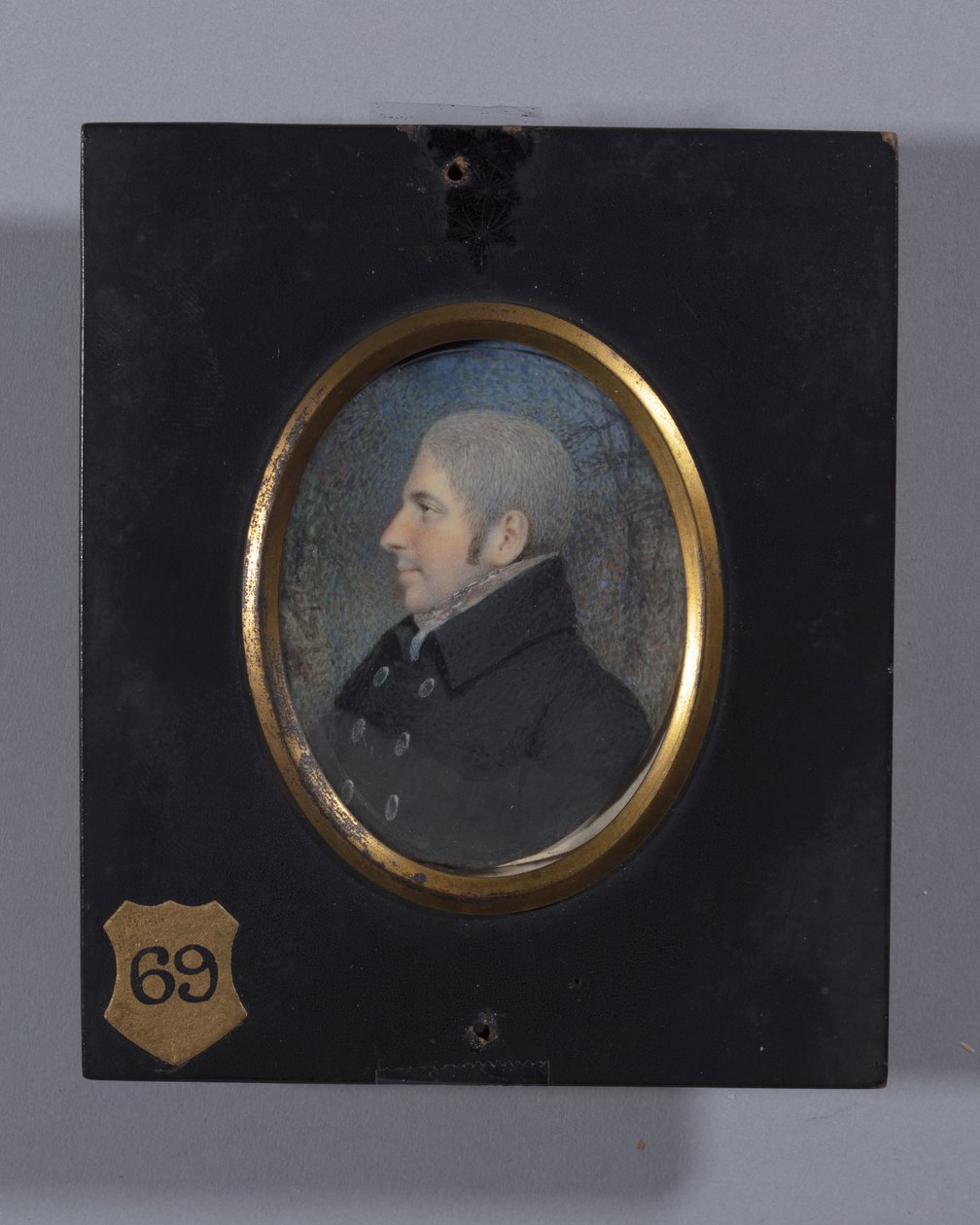 Profielportret van een onbekende man door Ellen Sharples