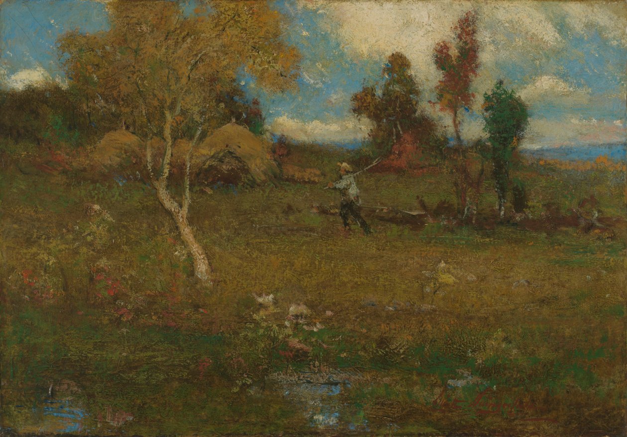 Terugkeer van de boerderij, ca. 1915-1920 door Elliott Daingerfield