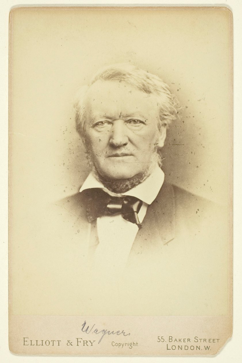 Portret van Wagner door Elliott and Fry