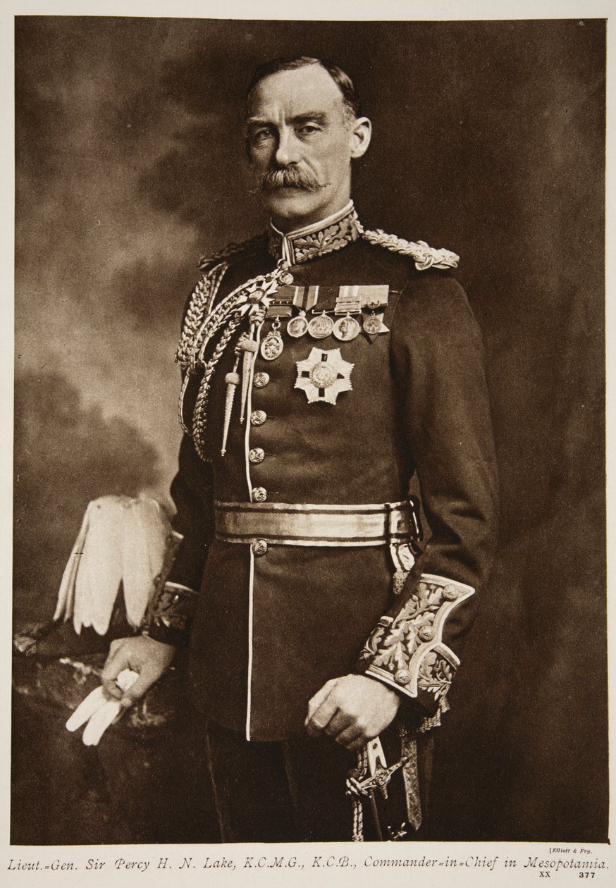 Luitenant-Generaal Sir Percy H. N. Lake, 1914-19 door Elliott und Fry Studio