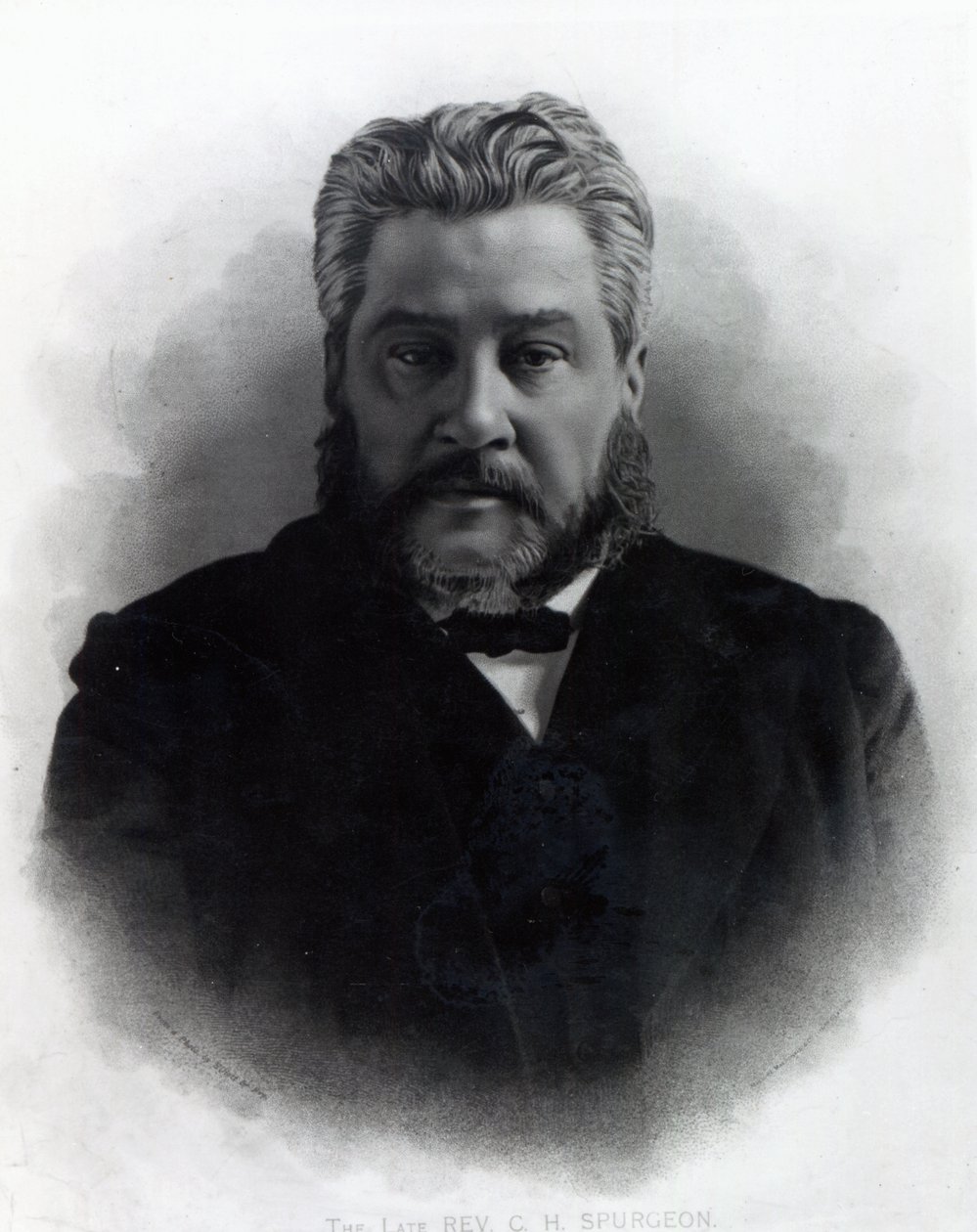 Dominee Charles Haddon Spurgeon, naar een foto van Elliot und Fry door Elliott und Fry Studio