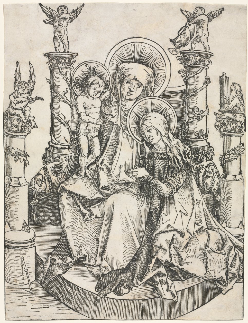 Sint-Anna, de Maagd en Christus Kind door Emanuel de Witte