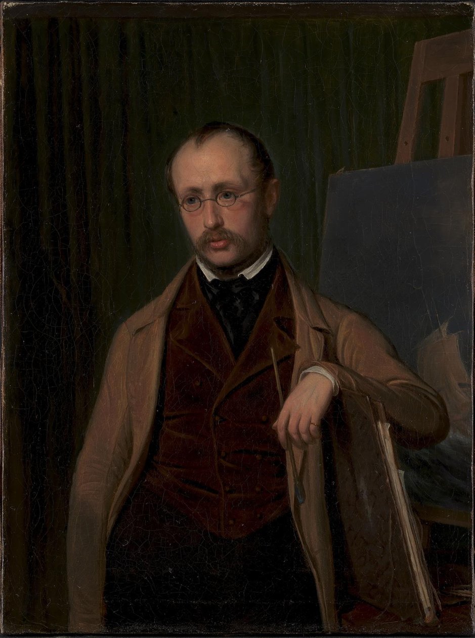 Portret van de Mariene Schilder door Emil Ditlev Bærentzen