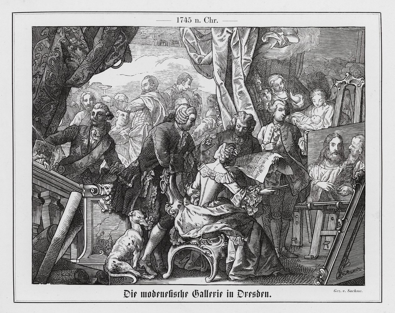 De modieuze galerie van Dresden door Emil Eugen Sachsse