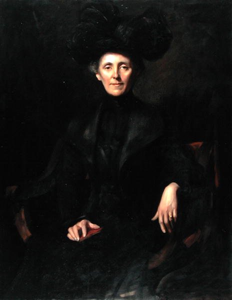 Dame in Zwart door Emil Fuchs
