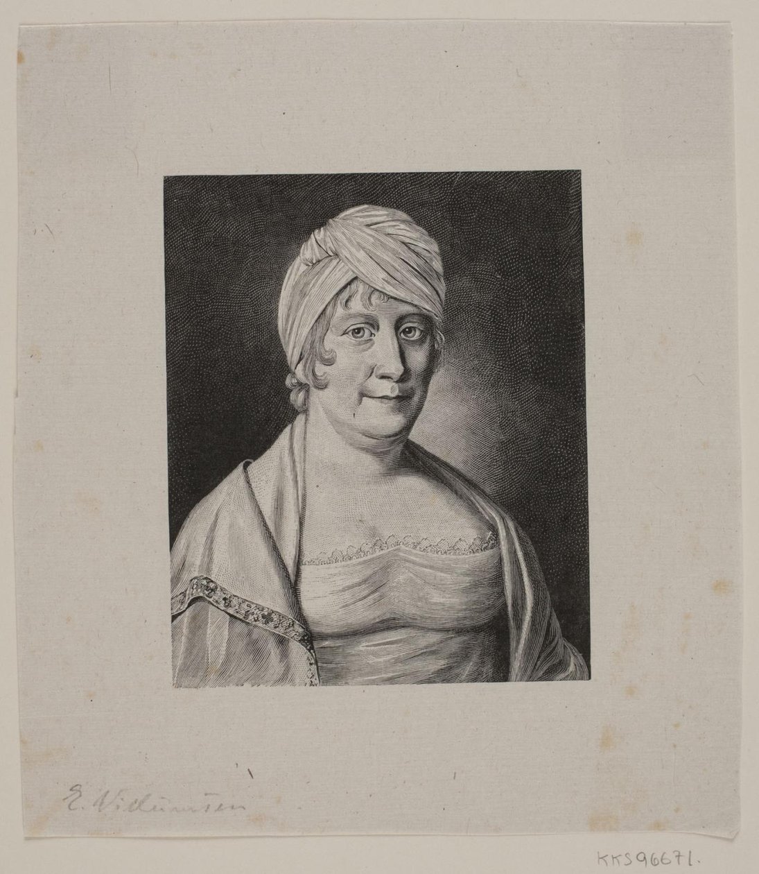 Oude dame door Emil Villumsen